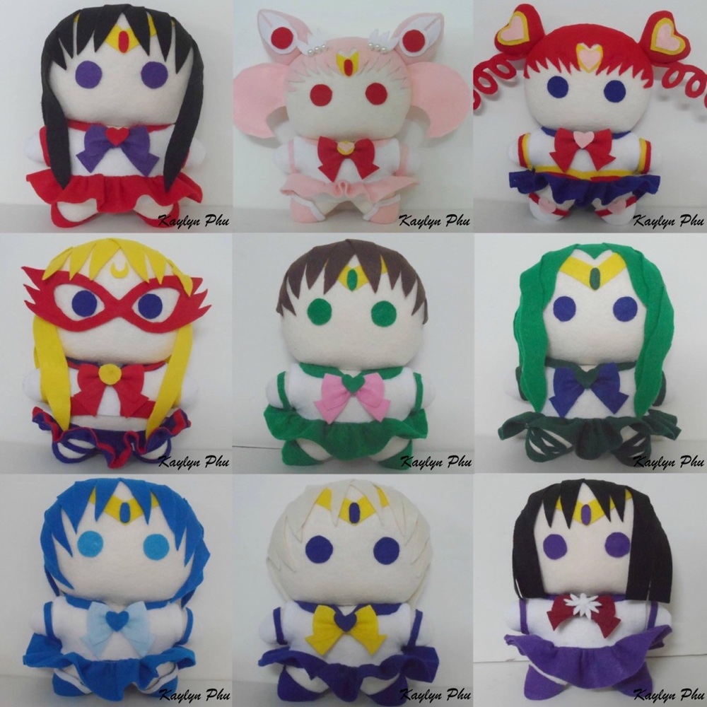 Default Sailor Scout Plushies 🌙